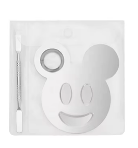 Palette de maquillage en acier inoxydable en forme de Mickey, modèle 2026, très populaire, plateau de mélange cosmétique mignon avec spatule - Product Image 5