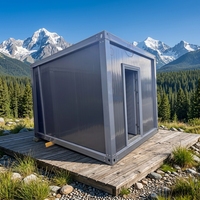 Conteneur de bureau personnalisé, utilisation hôtelière, assemblage simple, démontable, rapide, conteneur d'activités LCL, chambre en acier coloré, conteneur préfabriqué