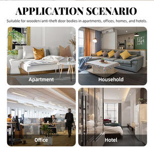 कम कीमत वाले इलेक्ट्रॉनिक फ्रंट डोर लॉक ऐप कोड कीपैड कार्ड के लिए स्मार्ट डोर लॉक - Product Image 5