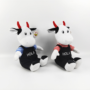 ぬいぐるみメーカーかわいい牛ソフトおもちゃ男の子と女の子ギフトぬいぐるみぬいぐるみ牛人形 - Product Image 2