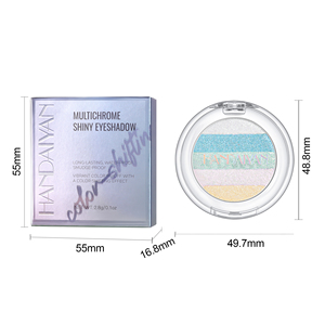 <span class=keywords><strong>Palette</strong></span> de fards à paupières métalliques caméléon 5 couleurs arc-en-ciel, poudre illuminatrice, maquillage brillant perlé pour le corps - Product Image 6