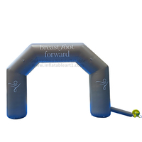 Arche gonflable pour événements en plein air, ligne de départ/arrivée de course, publicité de fête, entrée, arche de ballons, imperméable et durable, multicolore