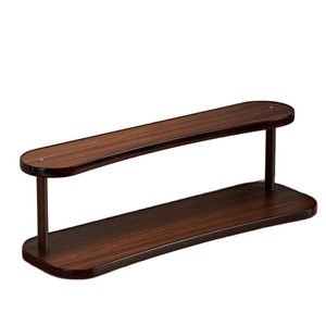 Curved Two Tier Cup Rack For Water <b>Tea</b> Coffee Cups Tabletop Storage Shelf Portable Multi Layer Holder - Product Image 5