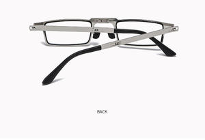 Gafas de lectura plegables con marco de aleación para hombre y mujer, anteojos para <span class=keywords><strong>presbicia</strong></span> con rotación, patas telescópicas - Product Image 6