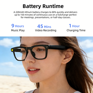 Gafas de Audio Inteligentes con IA y <span class=keywords><strong>Chat</strong></span> GPT, Traducción en Tiempo Real, Asistencia de IA, Gafas de Sol con Lectura Inteligente y 16G de Almacenamiento - Product Image 5