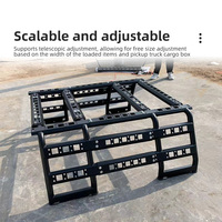 Barre de protection de benne réglable en longueur, largeur et hauteur, avec cadre extensible pour Toyota Hilux Revo Vigo SR5 4x4, pour camion tout-terrain