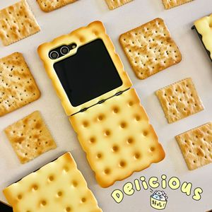 Funda para Samsung Galaxy Z Flip 6, la más reciente funda plegable para teléfono, a prueba de golpes, con diseño de galleta de <span class=keywords><strong>soda</strong></span>, con cordón cruzado, funda protectora para teléfono. - Product Image 2