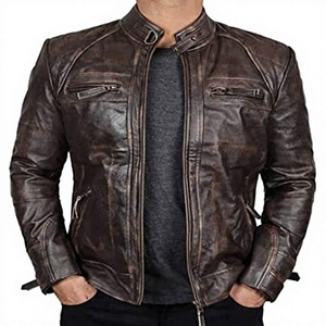 SUPREX ENTERPRISES Chaqueta de Moto Reversible de Invierno Unisex de Piel Sintética de Cordero, Impermeable y Ecológica, con Aprobación de Calidad Personalizada - Product Image 2