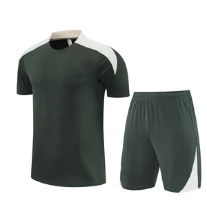 25/26シーズンポリエステル繊維半袖サッカートレーニングユニフォームサッカージャージーセット - Product Image 6