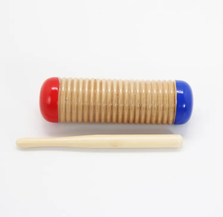 DF506C percussion instrument wooden guiro toy for kids