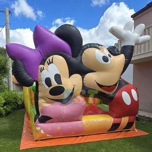 Château gonflable pour enfants <span class=keywords><strong>Mickey</strong></span> <span class=keywords><strong>Minnie</strong></span> Mouse en gros, avec toboggan, combo de château gonflable pour enfants, château gonflable pour enfants - Product Image 2