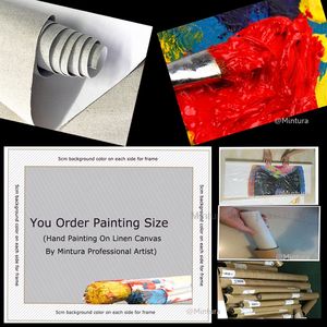 Mintura 100% buatan tangan <span class=keywords><strong>Modern</strong></span> dekorasi rumah dinding besar gambar seni disesuaikan abstrak bertekstur lukisan minyak kanvas grosir - Product Image 6