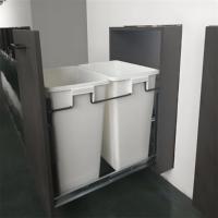 TKK Design moderne nouvelle armoire de cuisine poubelle deux boîtes poubelles en plastique recycler la poubelle de cuisine intégrée