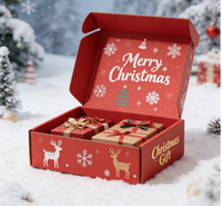 Boîtes en carton ondulé blanc pour avions, lot de 25, pour emballages cadeaux de Noël et cartons d'expédition pour petites entreprises avec feuille métallique