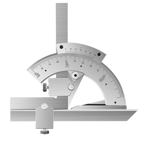 Công nghiệp cấp thước đo 0-320 độ phổ Vernier bevel thước đo Ba đo góc Dụng cụ đo - Product Image 2
