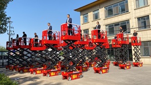 Elevador de tijera autopropulsado de alta calidad CE de China, 12m, 320kg, plataforma de trabajo aéreo de construcción, precio de fábrica - Product Image 6