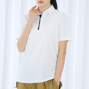Nouveau polo de golf pour hommes respirant personnalisé deux tons anti-rides polo de bureau à séchage rapide - Product Image 6