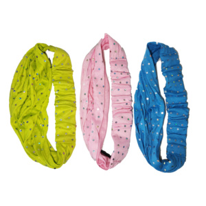 Bandeaux en tissu de Style Sport pour femmes accessoires de cheveux de beauté à poignée sèche mince avec broderie au Crochet unie pour <span class=keywords><strong>Spa</strong></span> - Product Image 2