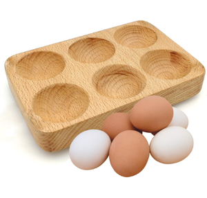 กล่องใส่ไข่ไม้เนื้อแข็ง (นำกลับมาใช้ใหม่ได้ / สำหรับตกแต่ง) - Product Image 5