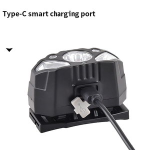 Đa chức năng <span class=keywords><strong>USB</strong></span> có thể sạc lại COB Led Đèn Pha di động mạnh mẽ không thấm nước headtorch đèn pin với cảm biến chuyển động - Product Image 3