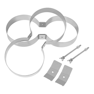316 Stainless‑Steel Diving Double Tank Bands, Scuba Cylinder Mounting <b>Clamp</b> <b>Strap</b> For Twin Air Tank Backplate Bracket - Product Image 3