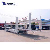 Vente de remorque de transporteur de voiture et de camion Remorquage de cargaison de Dubaï Semi-remorque pliable avec hydraulique