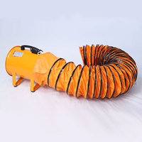Ventilateur axial portable de 8 à 24 pouces, avec pales en aluminium, souffleur industriel robuste à courant alternatif pour l'alimentation et l'évacuation de l'air