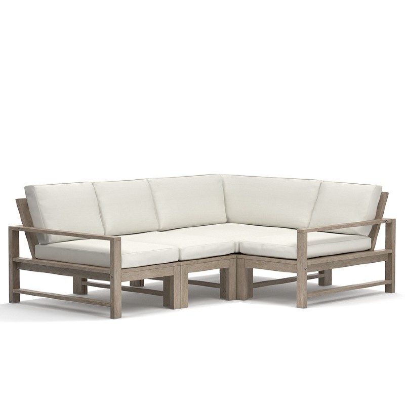 Wholesale Outdoor Sectional Sofa With Cushioned Arm Rest Patio Set Outdoor Furniture