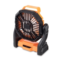Portable Rechargeable 5200mAh LED Lumière Camping Ventilateur Crochets Matière Plastique Portable Petits Ventilateurs