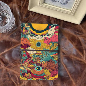 Cuaderno A6 Retro de Uso Múltiple, Acompañante de Estudio <span class=keywords><strong>para</strong></span> <span class=keywords><strong>Leer</strong></span> Notas, Asignaciones Universitarias, Guías de Revisión con W, 1 Unidad - Product Image 1