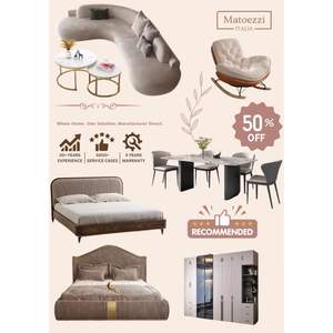 Oehome ชุดเตียงคู่สไตล์นอร์ดิกหรูหราทันสมัยพนักพิงไม้เนื้อแข็งหุ้มหนัง/ผ้าหุ้มรับประกัน5ปีปรับขนาดได้ - Product Image 1