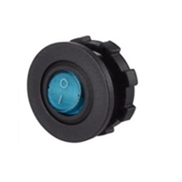 Interruptor Basculante de CC de 12V-24V con Carcasa, SPST, Encendido/Apagado, 3 Pines, con Soporte