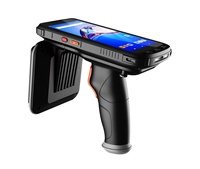 Lector de mano de largo alcance con wifi, 4g, gps, software de demostración, rfid