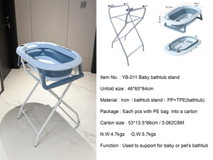 Bañera multifuncional económica para mascotas, sistema de limpieza de belleza para mascotas de baño de hierro plegable, impermeable para baño interior y exterior - Product Image 5