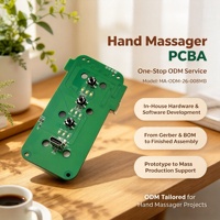 Carte de contrôle pour masseur de mains à pression d'airbag, PCBA, 3 modes, 3 niveaux de chauffage, NTC, rechargeable USB Type-C