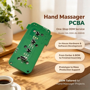 Hand Massager Control Board Airbag Pressure PCBA 3 Modes 3 Levels <b>Heating</b> NTC <b>USB</b> Type-C Rechargeable - Product Image 1