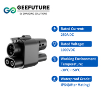 Adaptateur de chargeur EV GEEFUTURE 250A CCS2 vers CCS1, adaptateur de charge CCS2 vers CCS1, AC DC OEM ODM