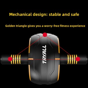 Rueda Abdominal Modelo A801 para Uso Doméstico, Entrenador <span class=keywords><strong>de</strong></span> Músculos <span class=keywords><strong>Abdominales</strong></span> con Rebote Automático Silencioso, Equipo <span class=keywords><strong>de</strong></span> Fitness para Hombres, Reduce la Grasa Abdominal - Product Image 3