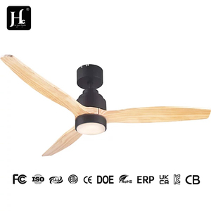 Ventilador de Techo LED de 52 Pulgadas con Luz, Cuerpo de Hierro, 3 Aspas, Control Remoto de 6 Velocidades, Motor DC de Bajo Perfil, Diseño Moderno - Product Image 6