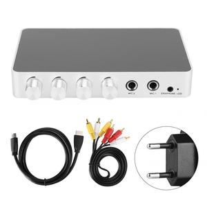 Sistema de Sonido Profesional GymSong 4K Mini HD, Mezclador de Audio, Entrada de Micrófono Dual, Amplificador de Volumen - Product Image 6