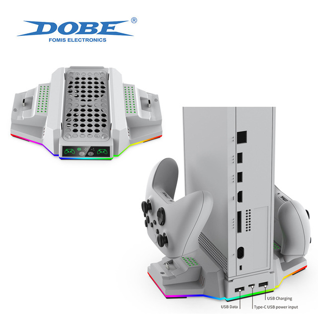 TYX-3617 Multifunctional Cooling Stand for XBOX Series S Charging Dock for Xbox Series X Cooler Charging Base