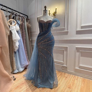 <span class=keywords><strong>Robe</strong></span> de <span class=keywords><strong>soirée</strong></span> sirène asymétrique sans bretelles Serene Hill LA73425B, couleur nude, ornée de perles, pour <span class=keywords><strong>soirée</strong></span> - Product Image 5