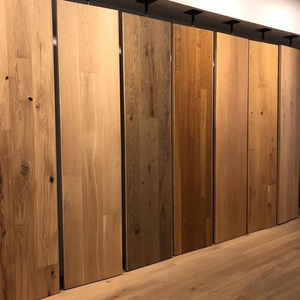 Planches de <span class=keywords><strong>bois</strong></span> d'ingénierie rustiques FSC résistantes à l'usure, chêne verni UV, 2200*153*15mm, parquet à larges lames pour la maison - Product Image 1
