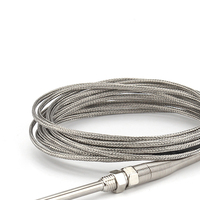 1m 2m 3m 4m 5m Type K E J PT100 50mm 150mm 100mm 200mm sonde câble fileté capteur de température Thermocouple M8