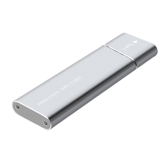 M2 NVMe Ssd Enclosure 10Gbps External Type c PCI-e Adapter M.2 Nvme Metal SSD Enclosure Case