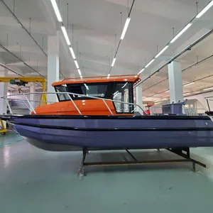 Gospel Boat Offshore Fishing Vessel 7.5m Easy Craft Center Cabin Aluminum Fishing Boats