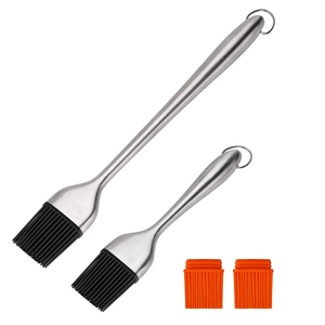 Spazzola per imbastire in Silicone per grigliare accessori per barbecue <span class=keywords><strong>spazzole</strong></span> in <span class=keywords><strong>acciaio</strong></span> inossidabile con testine di supporto - Product Image 6
