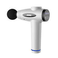 Nueva Pistola de Masaje Fascial Portátil, 6 Cabezales de Masaje, 5 Velocidades, Inalámbrica, Recargable, Función Musical, Masajeador de Cuello, Relajación Muscular, Venta al Por Mayor