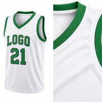 Camiseta de Baloncesto OEM en Blanco para Sublimación, Sin Mangas, de Poliéster, para Equipos, con Nombre y Número Personalizados, Detalles Decorativos, Pedido al por Mayor