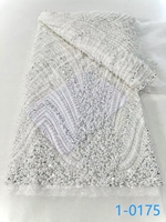 Travail manuel indonésie corée dubaï strass cristal mariée violet Sequin luxe brodé robe de soirée 3d perlé dentelle tissu